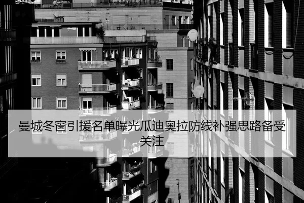 曼城冬窗引援名单曝光瓜迪奥拉防线补强思路备受关注